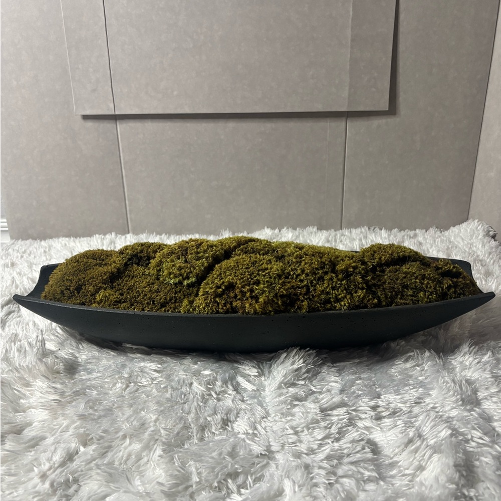 Moss centerpieces decor